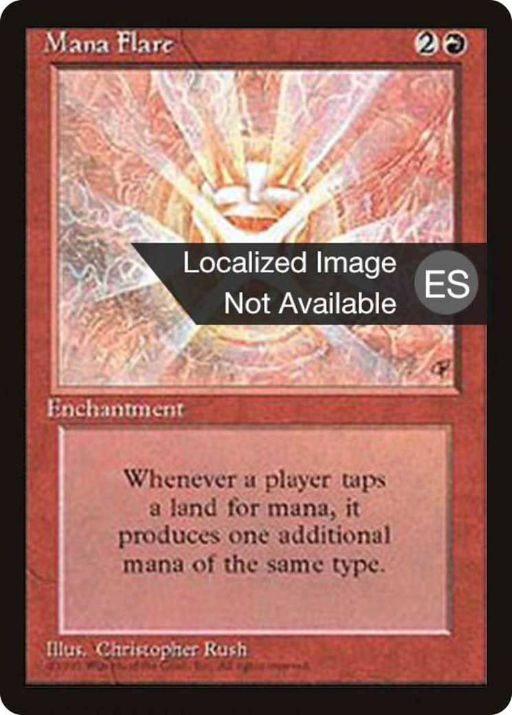 Image of Mana Flare (4BB-) - Fourth Edition Foreign Black Border