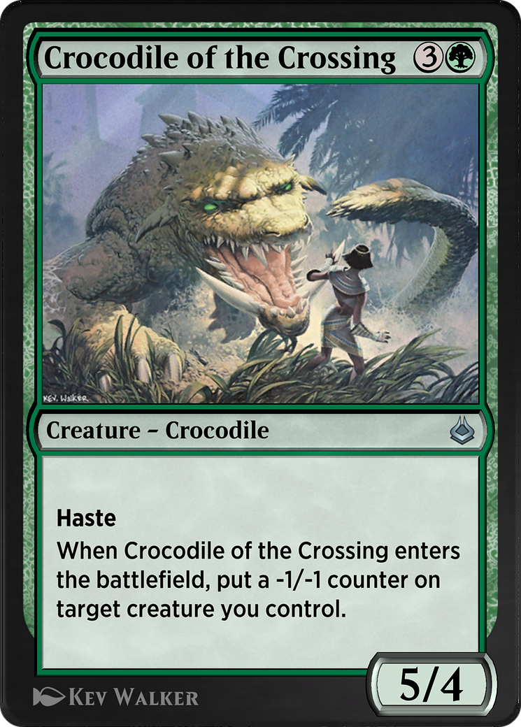 Image of Crocodile of the Crossing (AKR-187) - Amonkhet Remastered