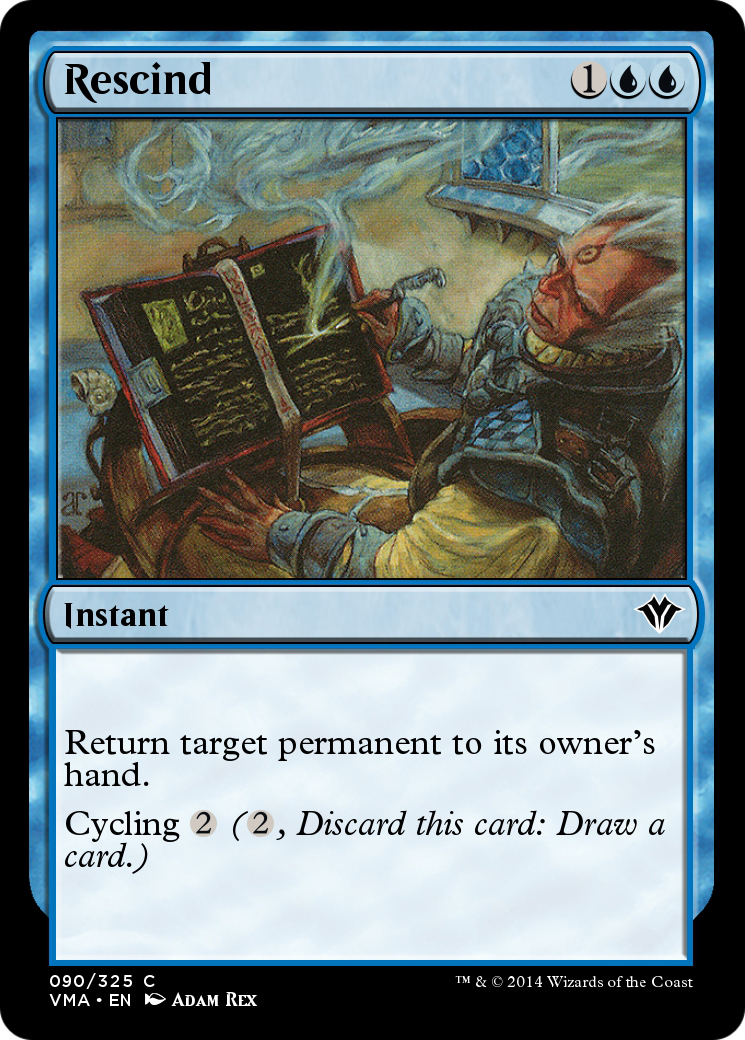 Image of Rescind (VMA-090) - Vintage Masters Foil