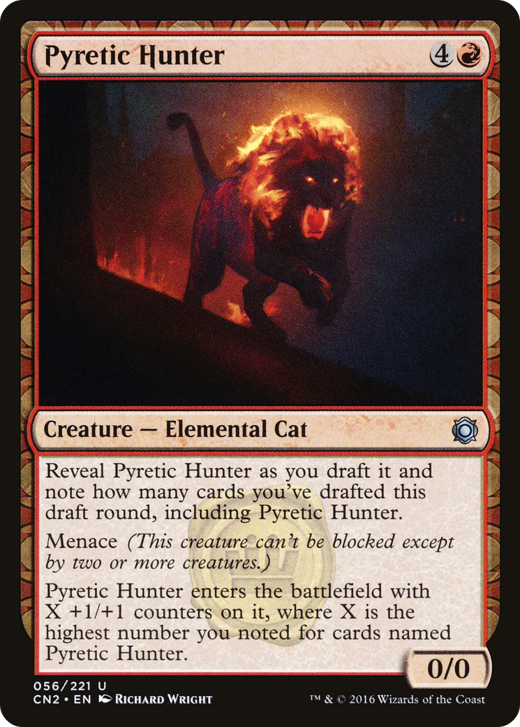 Image of Pyretic Hunter (CN2-056) - Conspiracy: Take the Crown: (draft) Foil