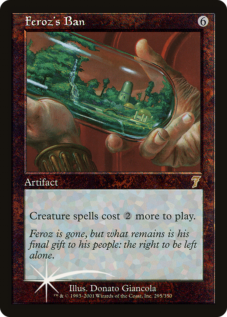 Image of Feroz's Ban (7ED-295) - 7th Edition Foil
