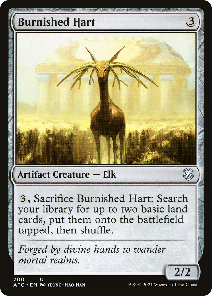 Image of Burnished Hart (AFC-200) - Forgotten Realms Commander