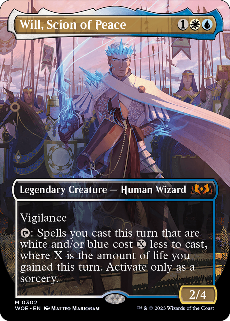 Image of Will, Scion of Peace (Borderless) (WOE-302) - Wilds of Eldraine (Borderless)