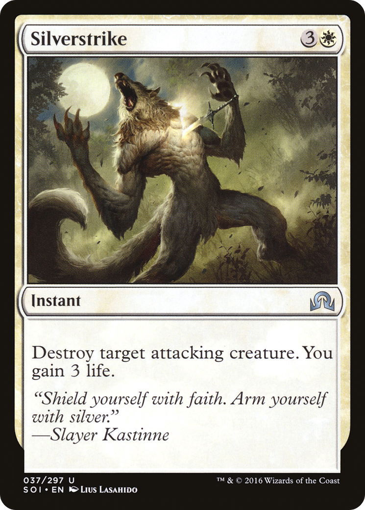 Image of Silverstrike (SOI-037) - Shadows over Innistrad Foil