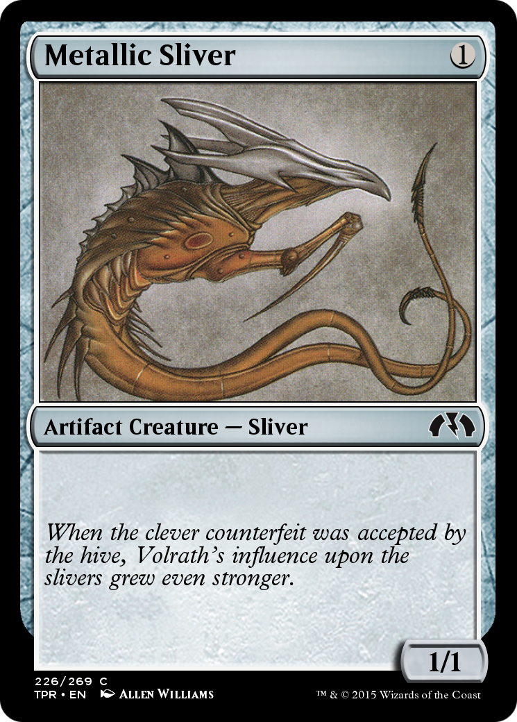 Image of Metallic Sliver (TPR-226) - Tempest Remastered Foil