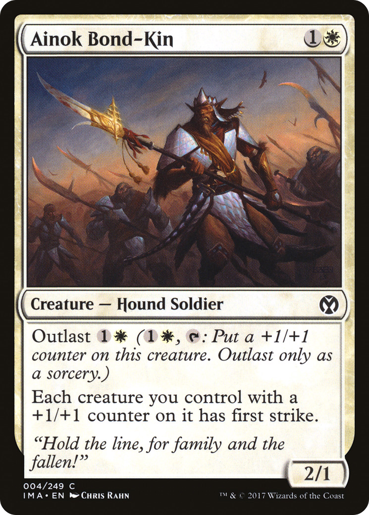 Image of Ainok Bond-Kin (IMA-004) - Iconic Masters Foil