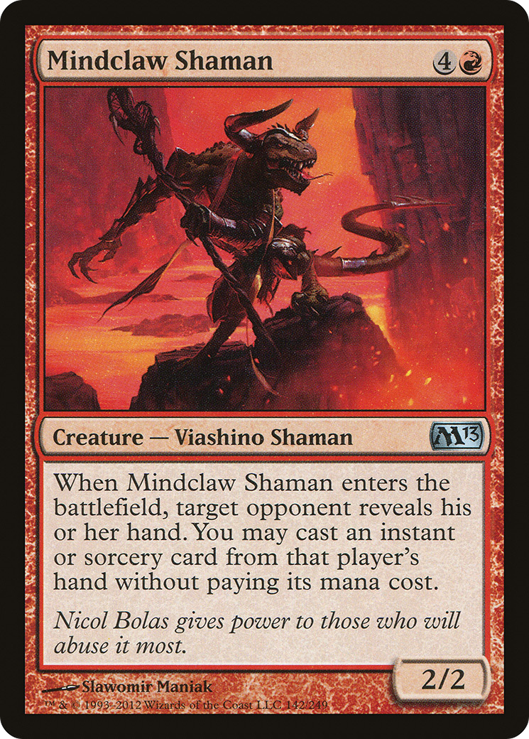 Image of Mindclaw Shaman (M13-142) - Magic 2013 Foil