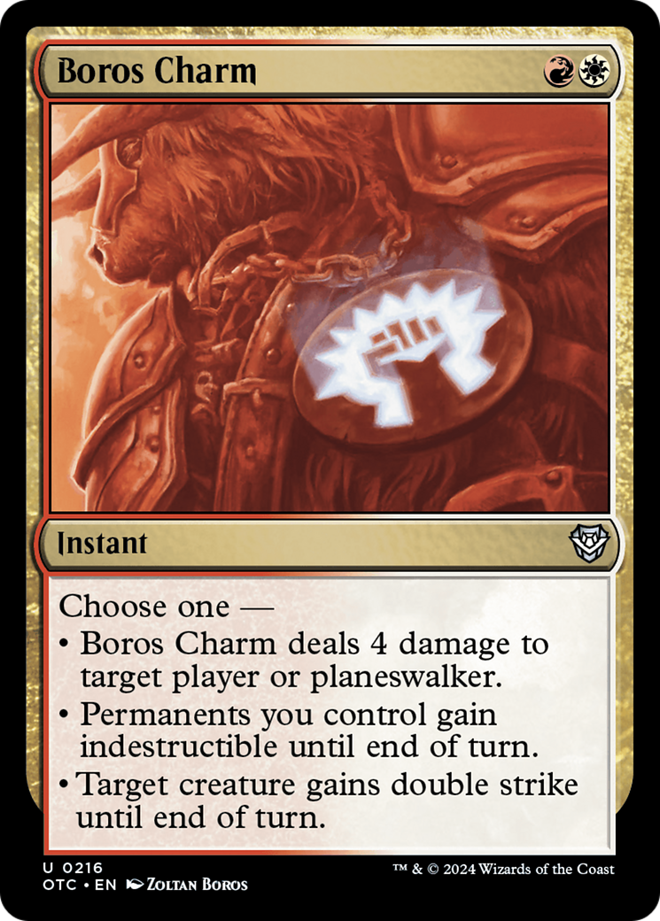 Image of Boros Charm (OTC-216) - Outlaws of Thunder Junction Commander