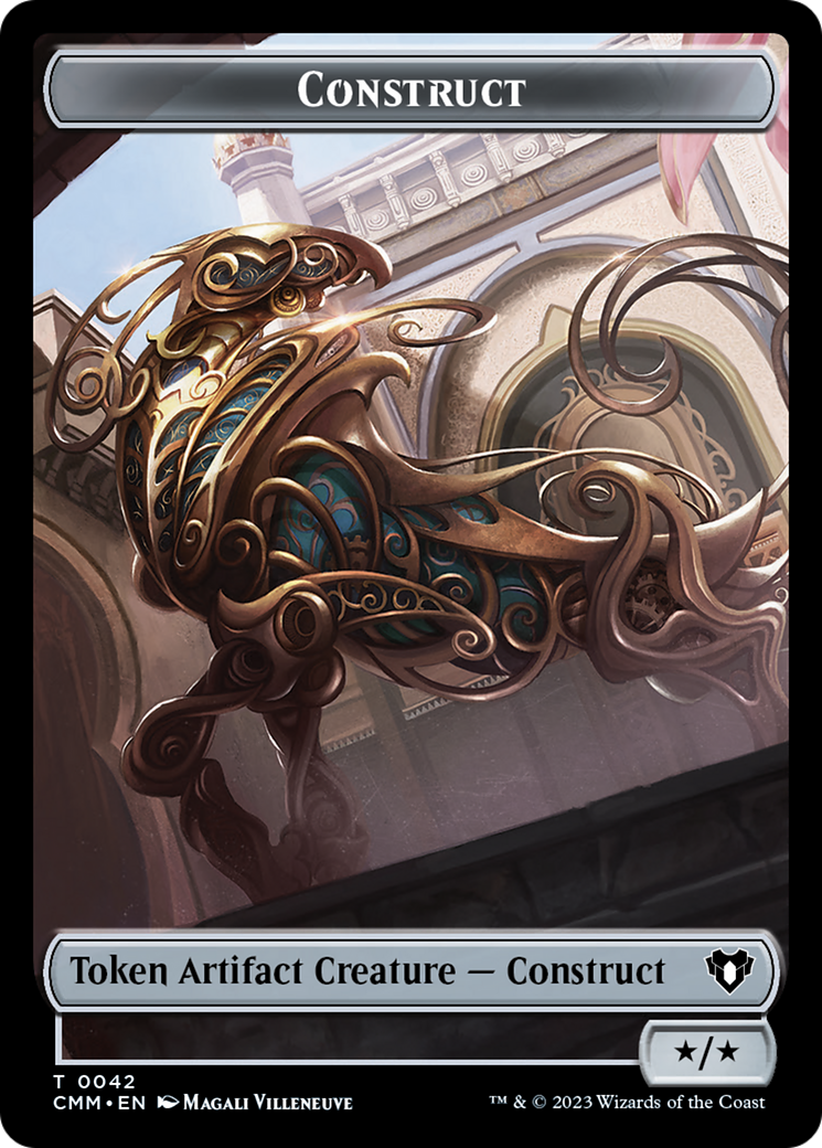 Image of Construct (TCMM-042) - Commander Masters Tokens Foil