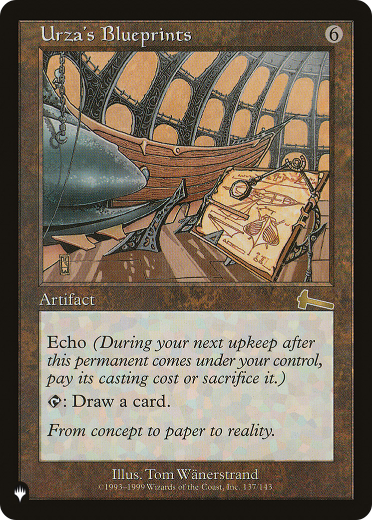 Image of Urza's Blueprints (LIST-137/143) - The List