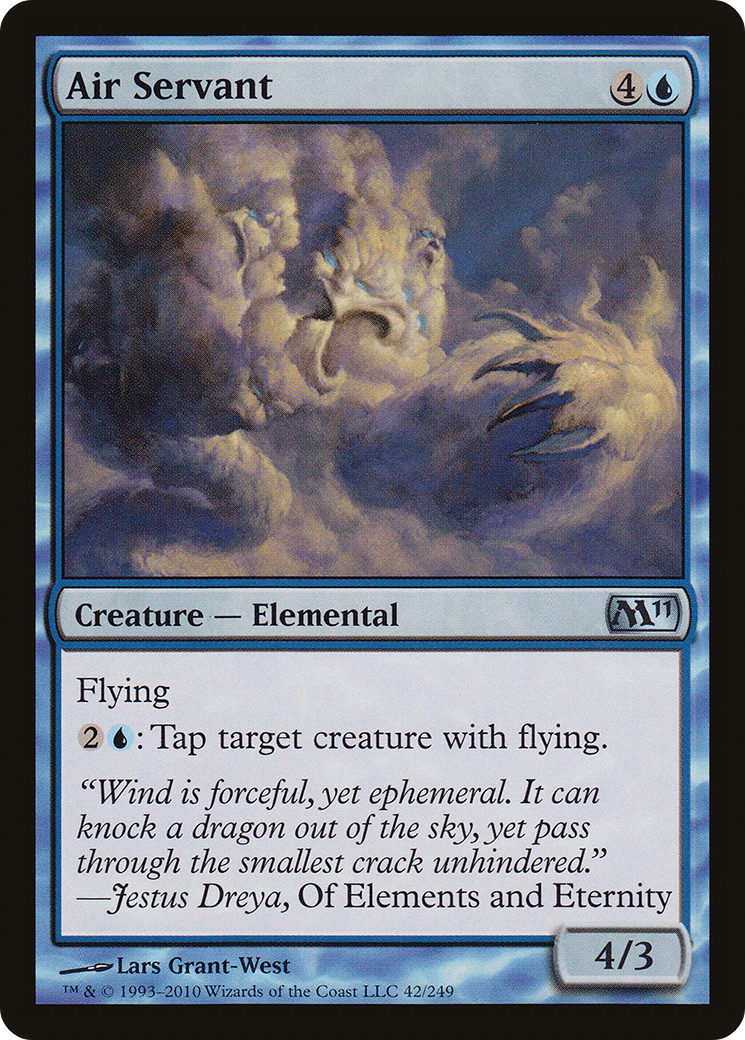 Image of Air Servant (M11-042) - Magic 2011 Foil