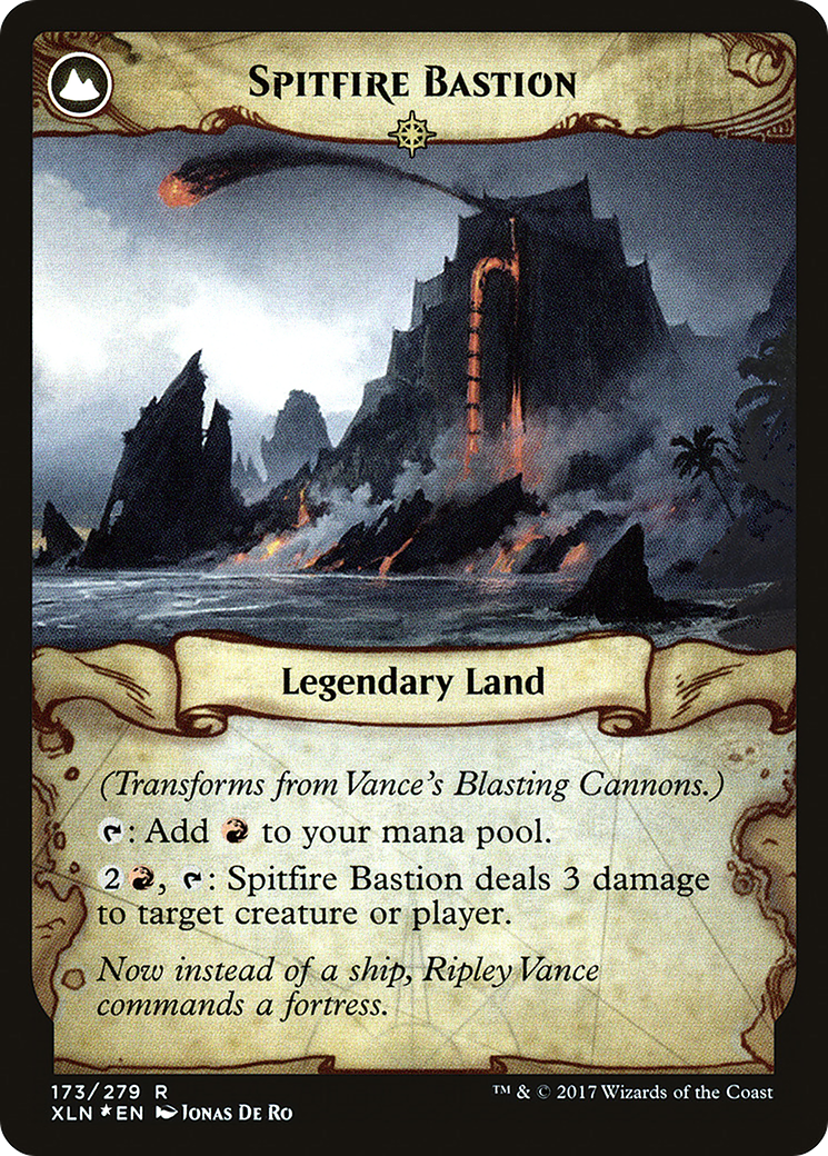 Image of Vance's Blasting Cannons (PRE-173) - Ixalan Promos: (compasslanddfc) Foil