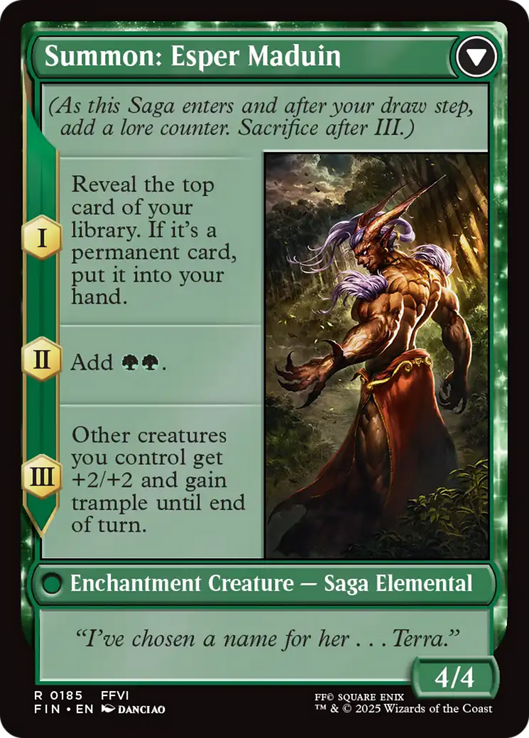 Image of Esper Origins (FIN-185) - FINAL FANTASY: (enchantment)