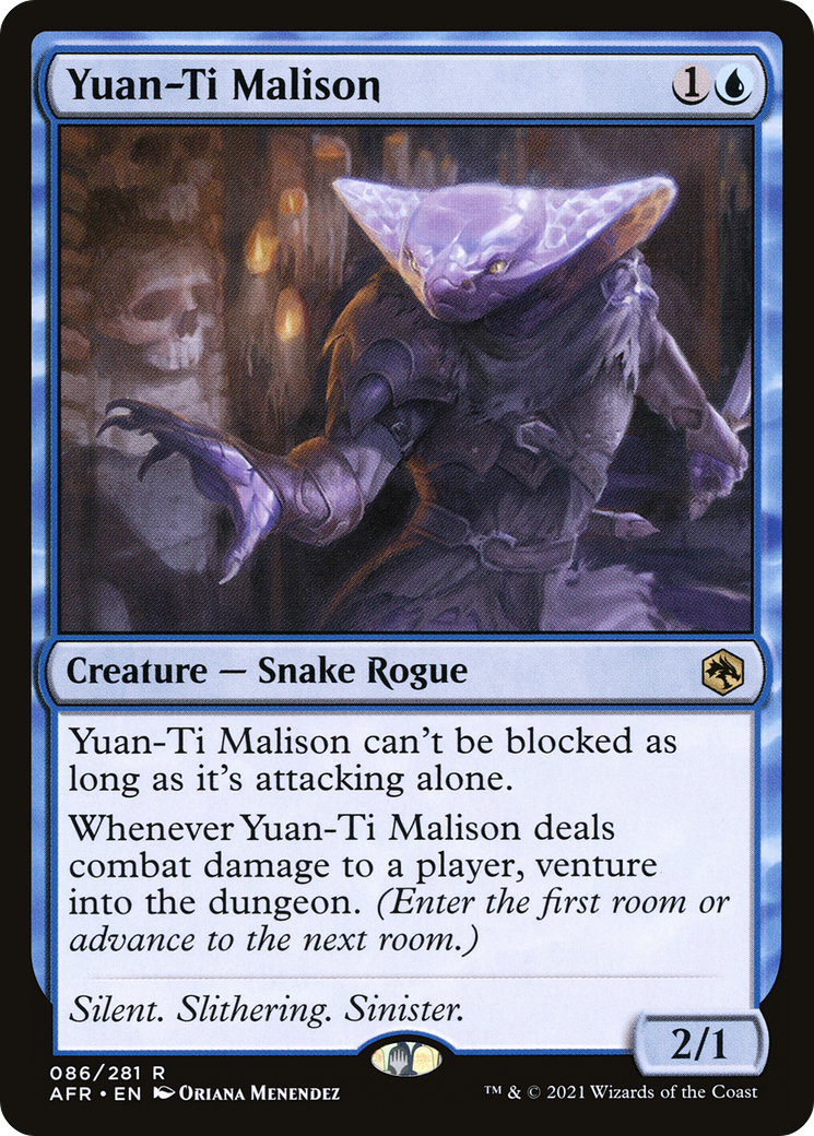 Image of Yuan-Ti Malison (AFR-086) - Adventures in the Forgotten Realms