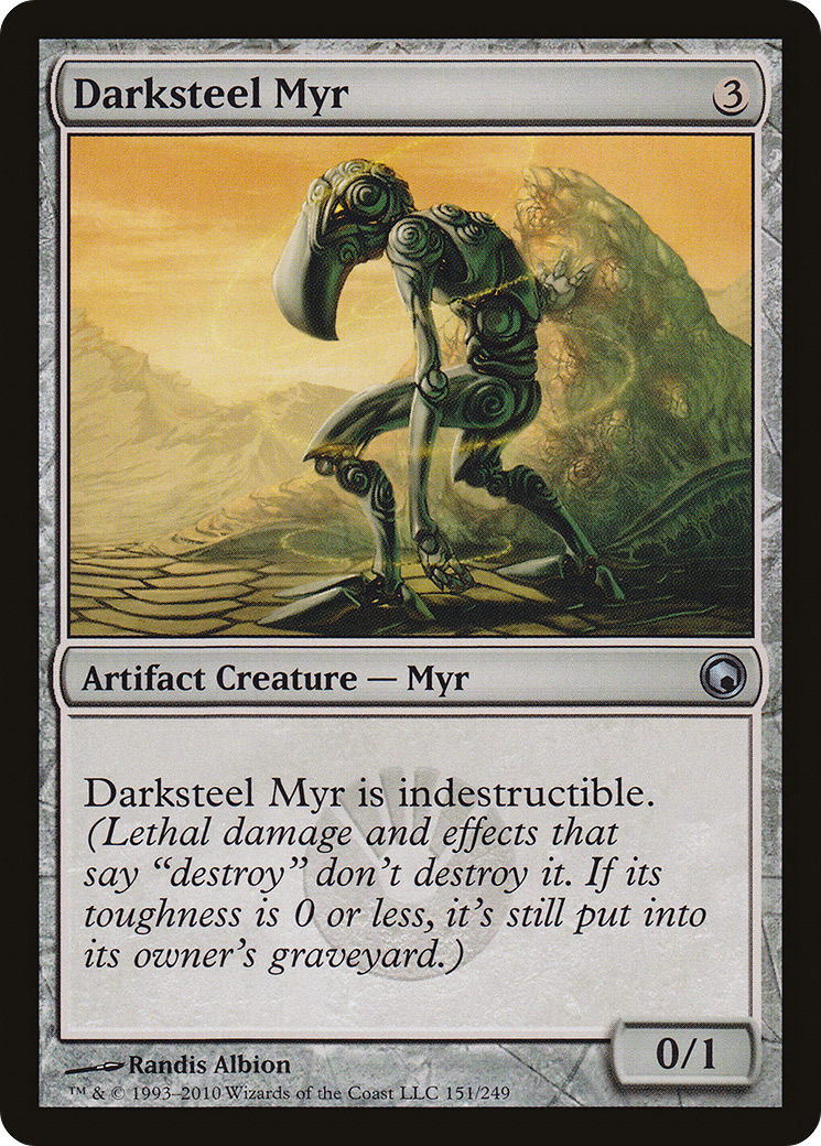 Image of Darksteel Myr (SOM-151) - Scars of Mirrodin
