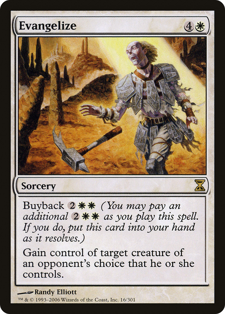Image of Evangelize (TSP-016) - Time Spiral Foil