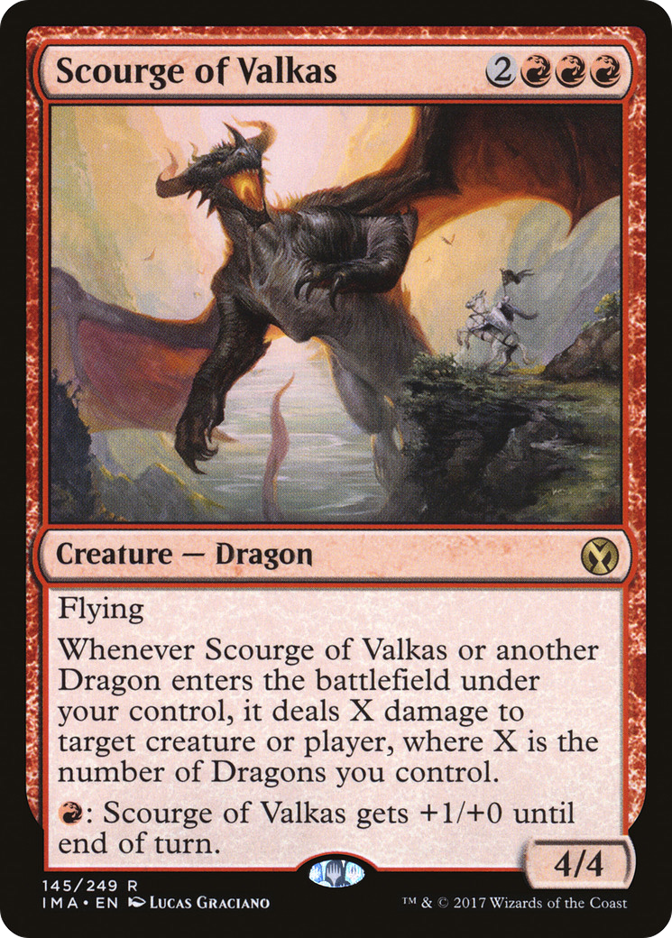 Image of Scourge of Valkas (IMA-145) - Iconic Masters