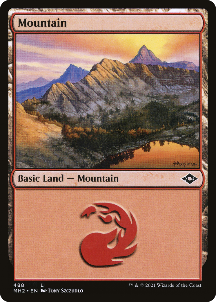 Image of Mountain (488) (MH2-488) - Modern Horizons 2 Foil