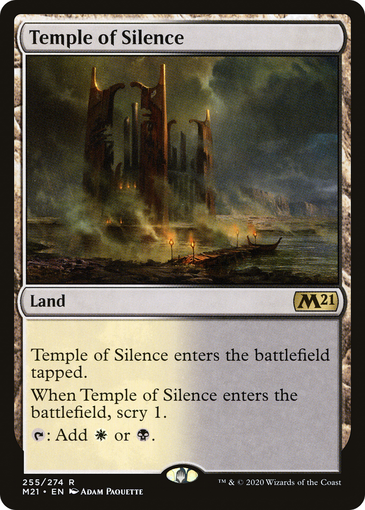 Image of Temple of Silence (M21-255) - Core Set 2021