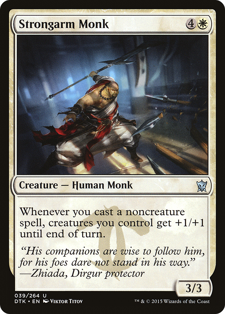 Image of Strongarm Monk (DTK-039) - Dragons of Tarkir