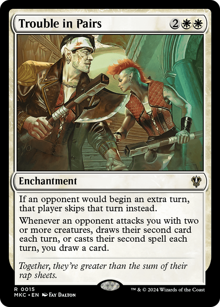 Image of Trouble in Pairs (MKC-015) - Murders at Karlov Manor Commander