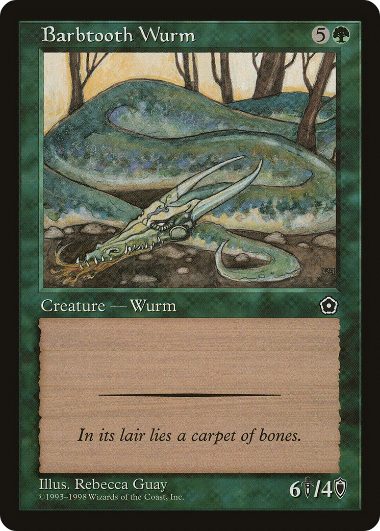 Image of Barbtooth Wurm (P02-122) - Portal Second Age