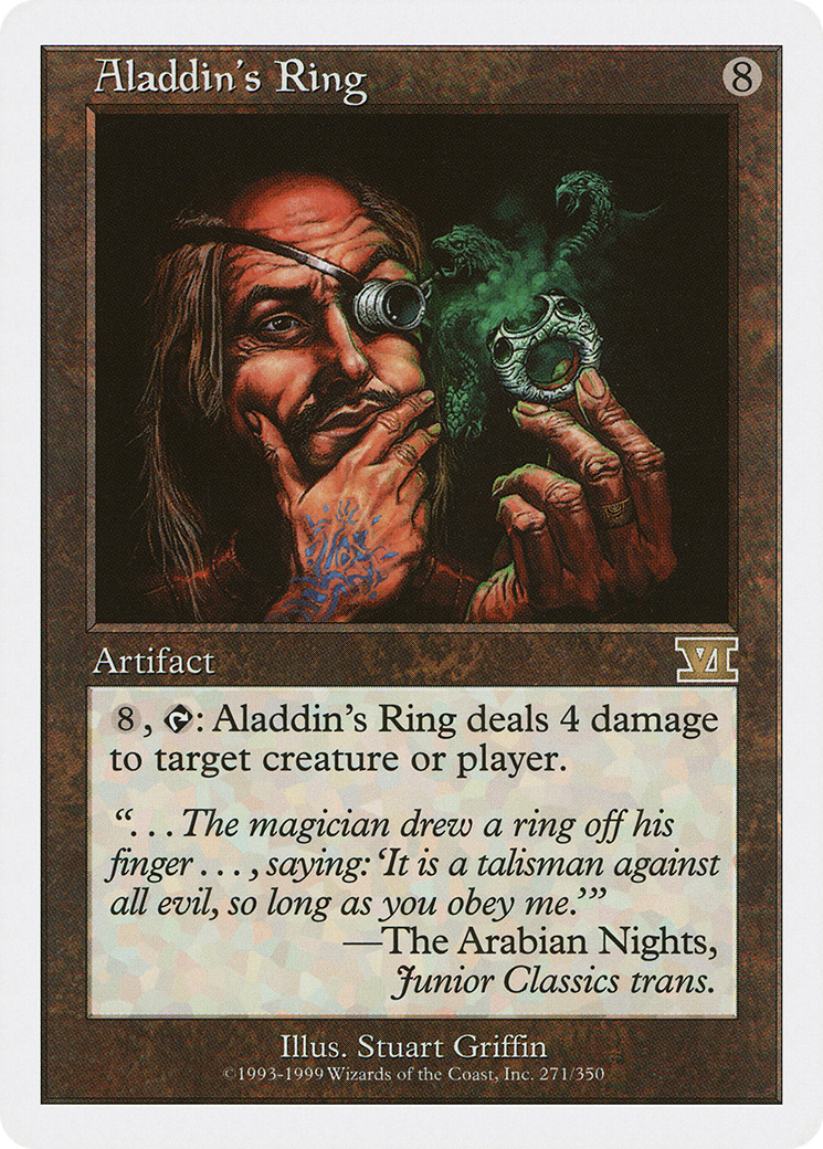 Image of Aladdin's Ring (6ED-271) - Classic Sixth Edition
