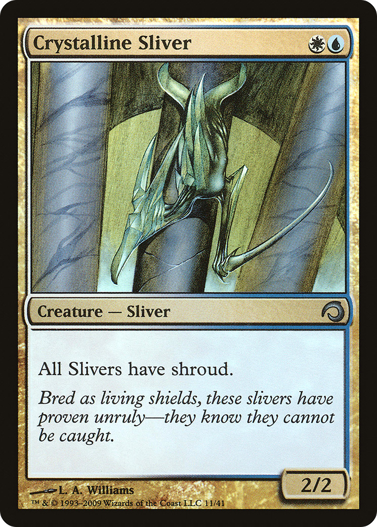 Image of Crystalline Sliver (PDS-011) - Premium Deck Series: Slivers Foil