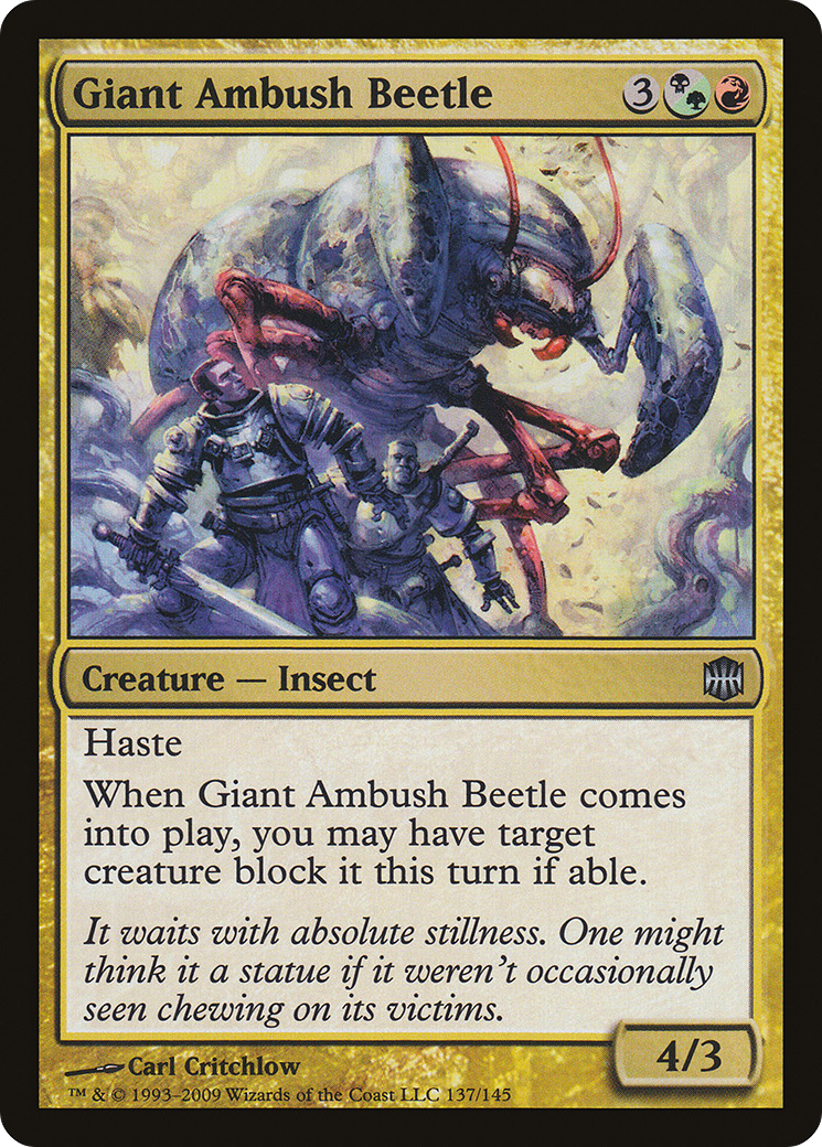 Image of Giant Ambush Beetle (ARB-137) - Alara Reborn