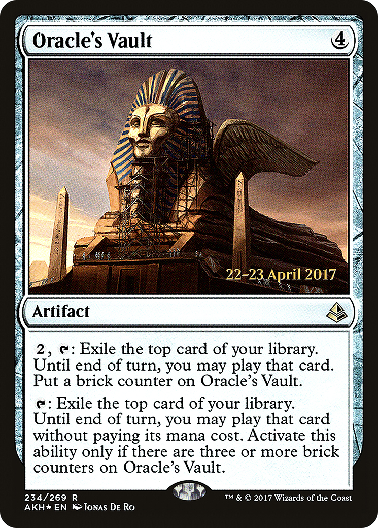 Image of Oracle's Vault (PRE-234) - Amonkhet Promos Foil