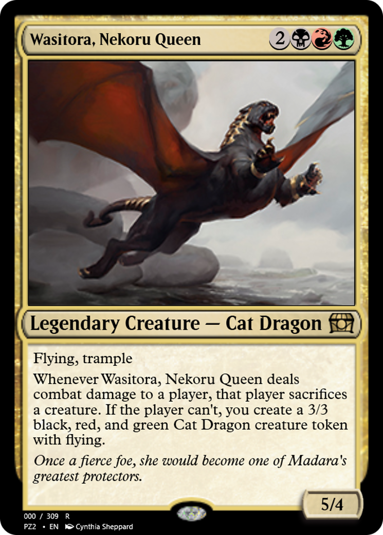 Image of Wasitora, Nekoru Queen (PZ2-65705) - Treasure Chest Foil
