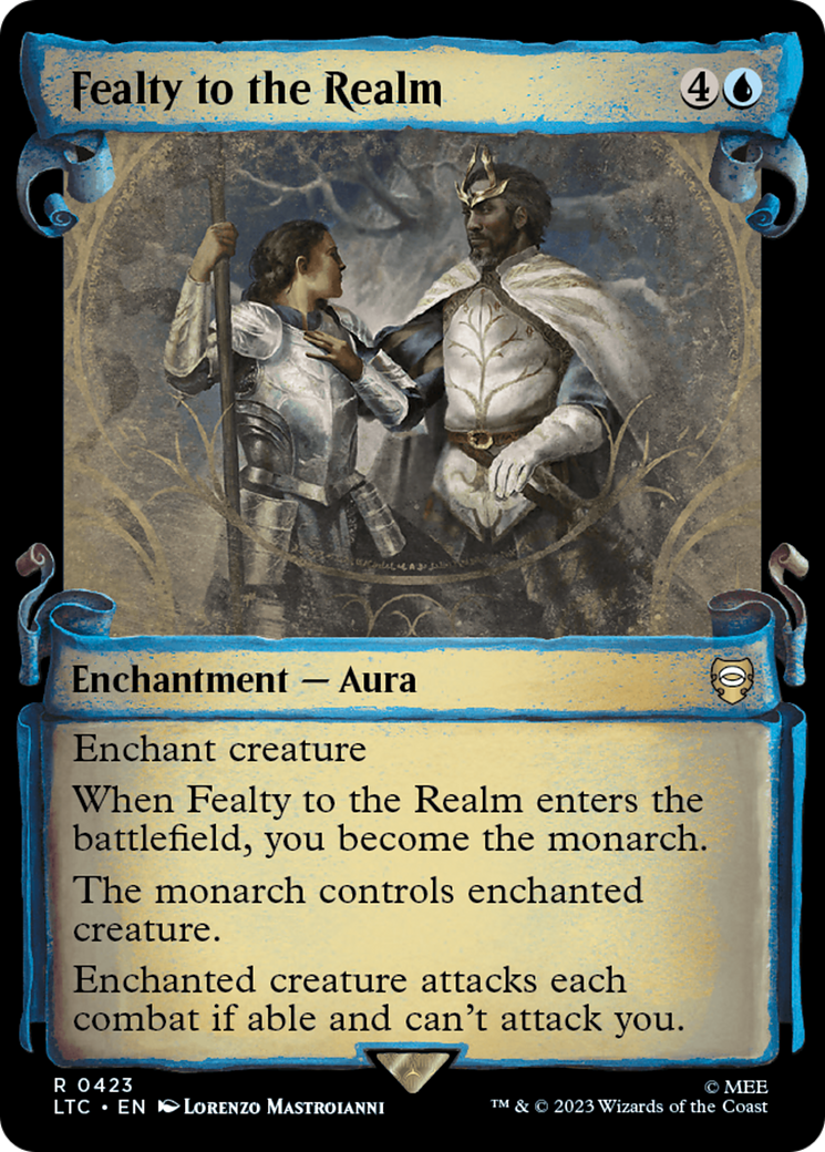 Image of Fealty to the Realm (Showcase Scrolls) (LTC-423) - Tales of Middle-earth Commander: (Showcase) Foil