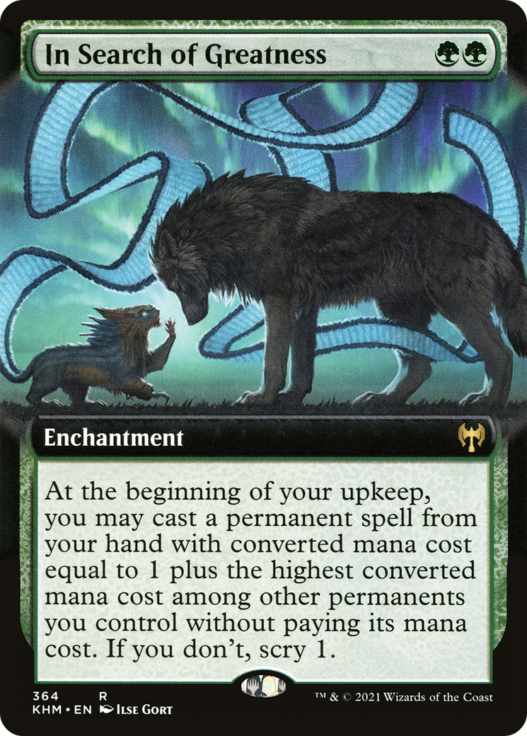 Image of In Search of Greatness (Extended Art) (KHM-364) - Kaldheim: (Extended Art)