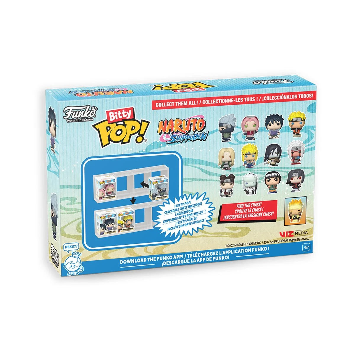 Image of Naruto: Shippuden Team 7 Funko Bitty Pop! Mini-Figure 4-Pack