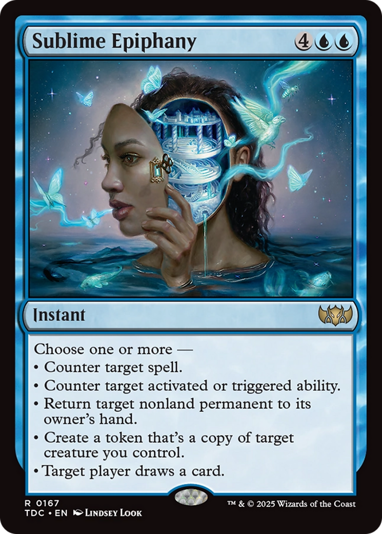 Image of Sublime Epiphany (TDC-167) - Commander: Tarkir: Dragonstorm