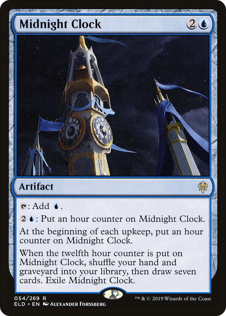 Image of Midnight Clock (ELD-054) - Throne of Eldraine Foil