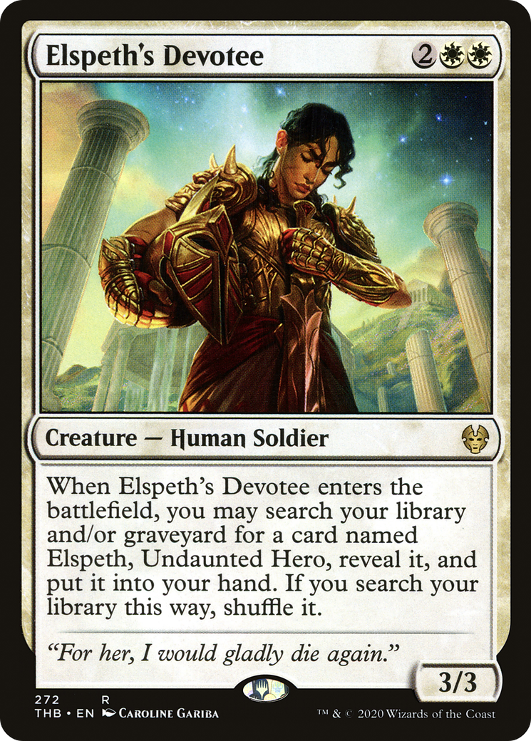 Image of Elspeth's Devotee (THB-272) - Theros Beyond Death