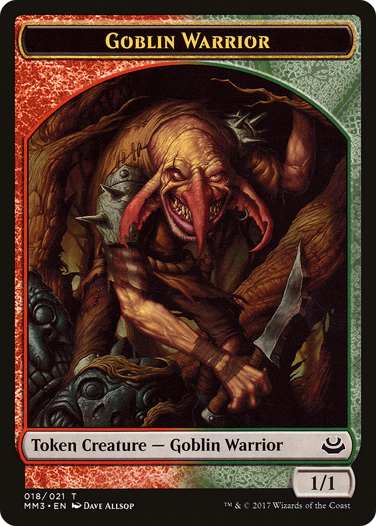 Image of Goblin Warrior Token (MM3-018) - Modern Masters 2017 Tokens