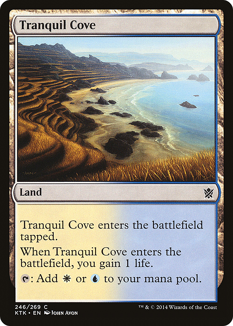 Image of Tranquil Cove (KTK-246) - Khans of Tarkir Foil