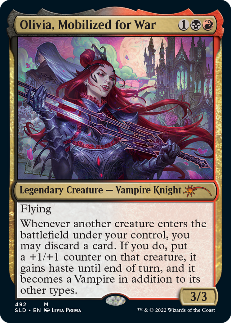 Image of Olivia, Mobilized for War (SLD-492) - Secret Lair Drop Foil