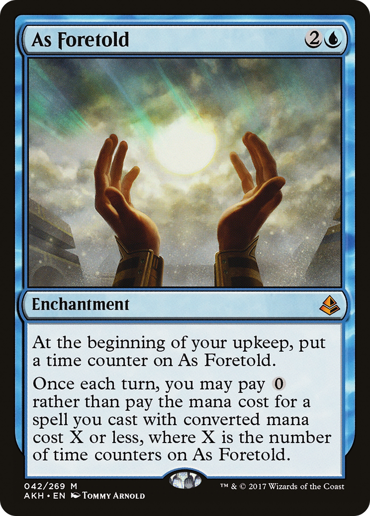 Image of As Foretold (AKH-042) - Amonkhet Foil