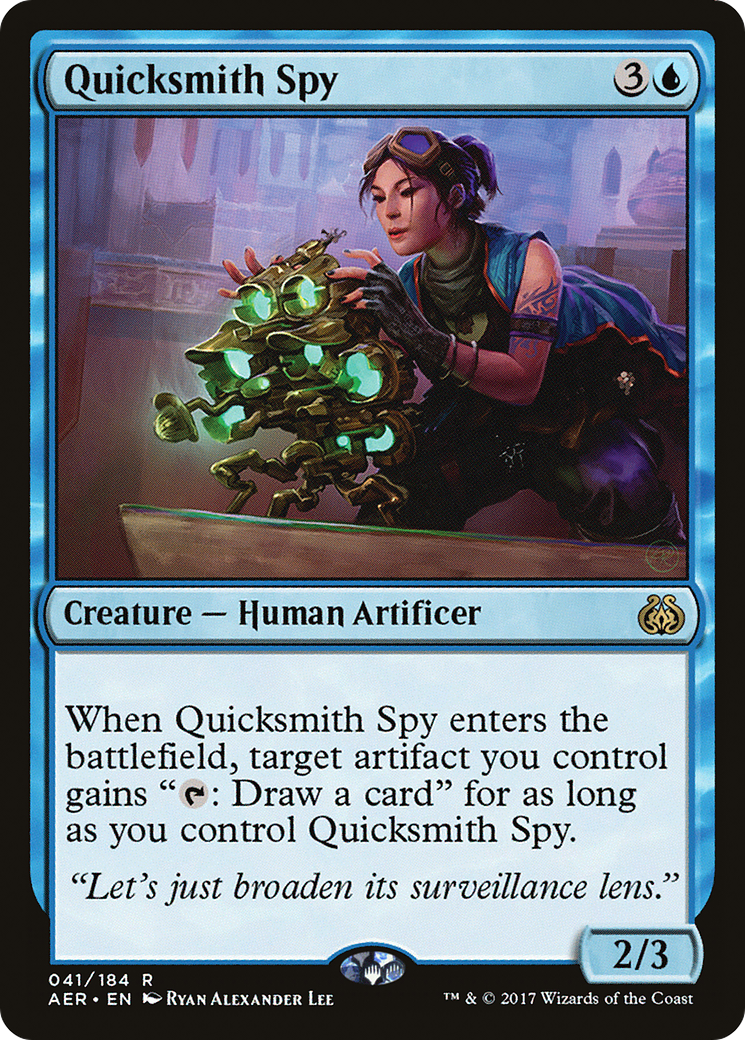 Image of Quicksmith Spy (AER-041) - Aether Revolt Foil