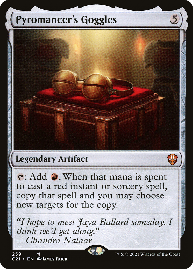 Image of Pyromancer's Goggles (C21-259) - Commander 2021