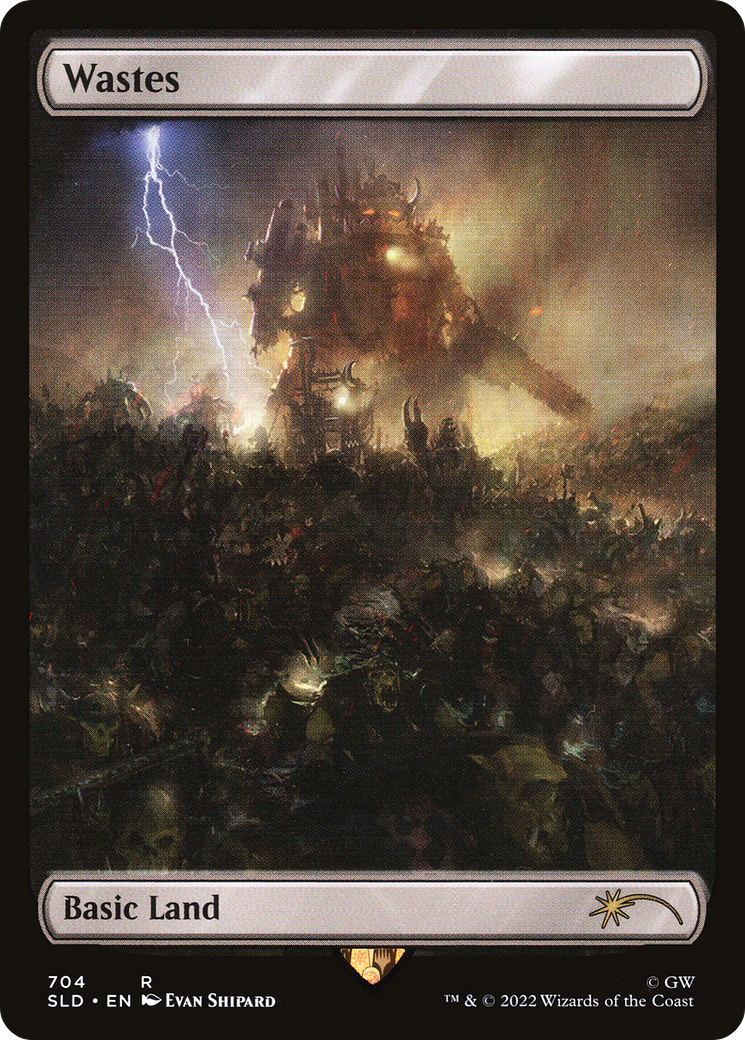 Image of Wastes (704) - Full Art (SLD-704) - Secret Lair Drop Foil