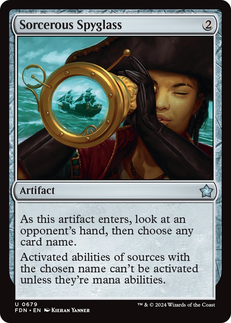 Image of Sorcerous Spyglass (FDN-679) - Foundations