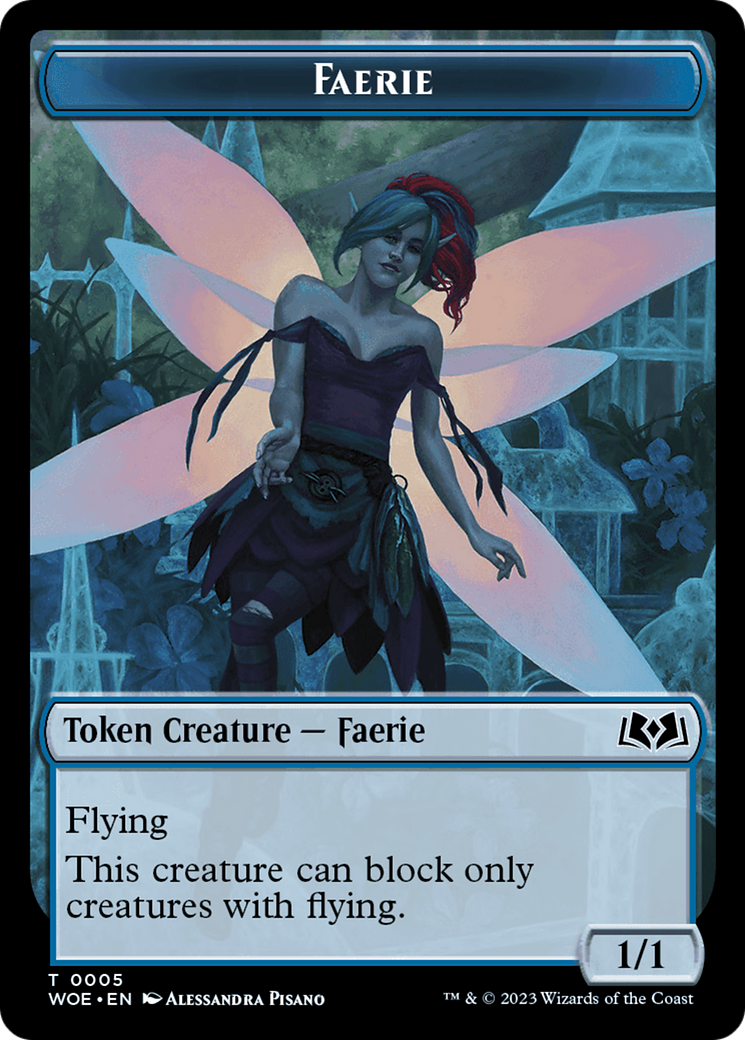 Image of Faerie (TWOE-005) - Wilds of Eldraine Tokens