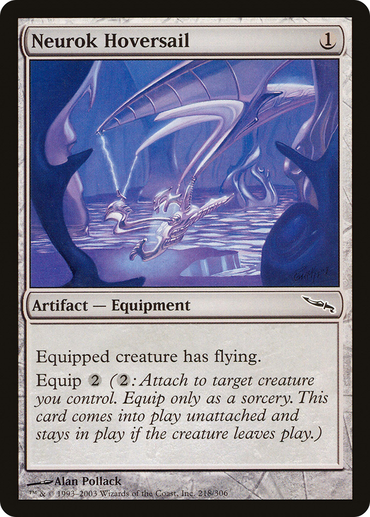 Image of Neurok Hoversail (MRD-218) - Mirrodin