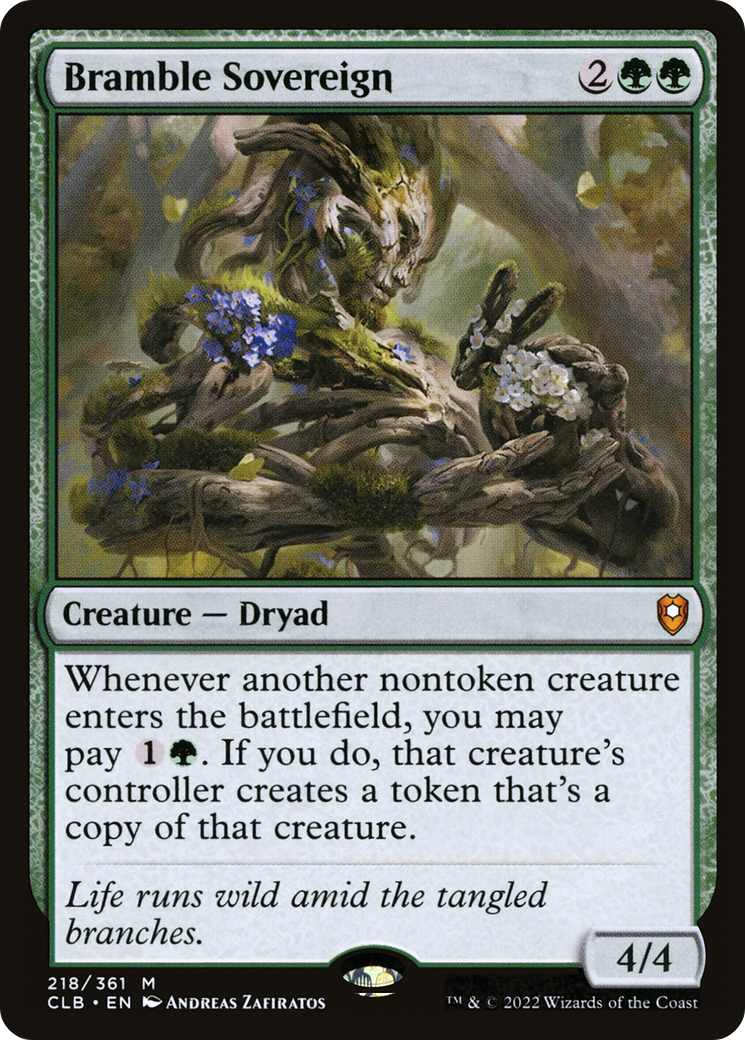 Image of Bramble Sovereign (CLB-218) - Commander Legends: Battle for Baldur's Gate