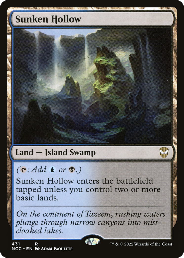 Image of Sunken Hollow (NCC-431) - New Capenna Commander