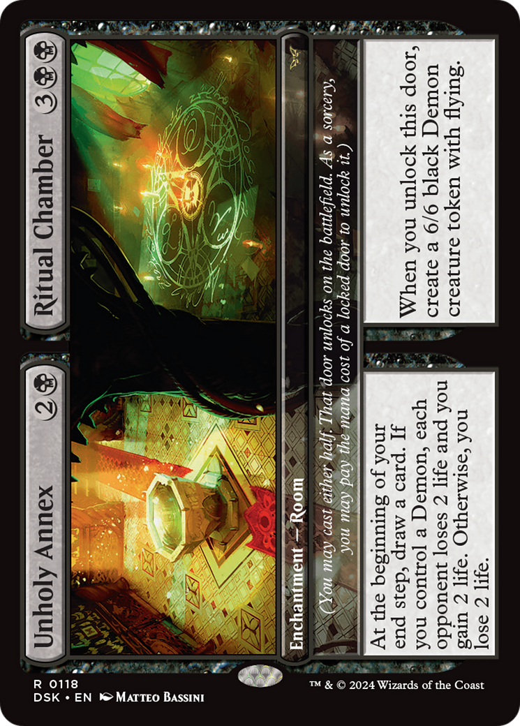 Image of Unholy Annex // Ritual Chamber (DSK-118) - Duskmourn: House of Horror